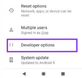 Kā atspējot izstrādātāja režīmu Android 9 Pie