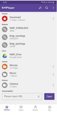 KMPlayer Video Player lietotne Android ierīcēm