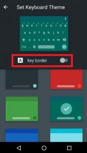 Iestatiet tastatūras motīvu android 7.0