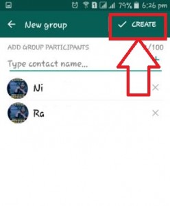 Kā izveidot grupu WhatsApp android tālrunī un planšetdatorā