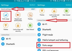 Kā samazināt mobilo datu lietojumu Android Lollipop 5.1.1