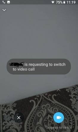 Pārslēdziet balss zvanu uz videozvanu WhatsApp android tālrunī