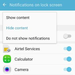 Kā paslēpt saturu bloķēšanas ekrānā Android 6 Marshmallow