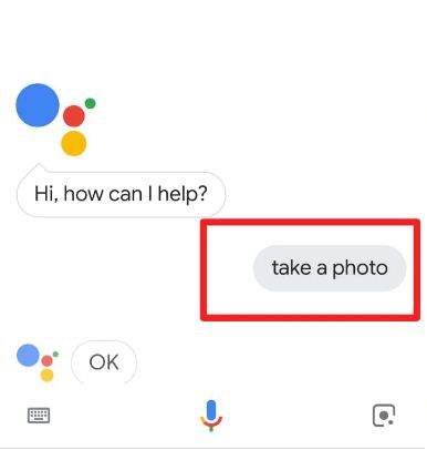 Kā lietot Ok Google, lai uzņemtu pašbildi android ierīcē