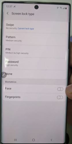 Kā nomainīt Galaxy Note 10 Plus bloķēšanas ekrānu