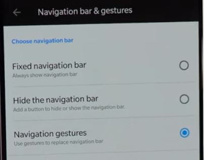 Kā iespējot navigācijas žestus pakalpojumā OnePlus 6